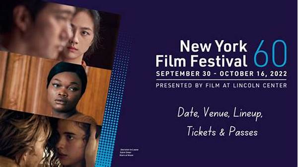 New York Film Festival Schedule