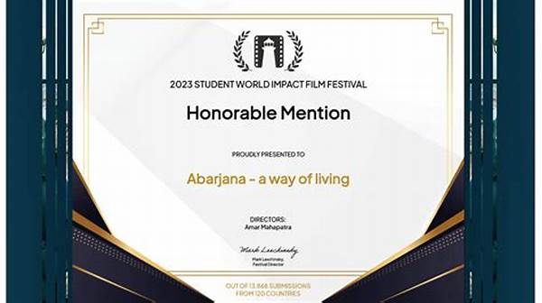 Honorable Mention Film Festival